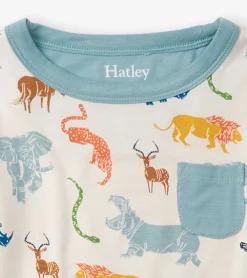 Online Hatley Boys Scratchy Safari Bamboo Pajama Set