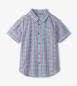 Clearance Hatley Boys Scuba Check Button Down Shirt