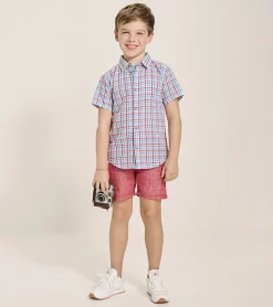 Clearance Hatley Boys Scuba Check Button Down Shirt