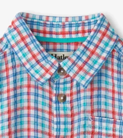 Clearance Hatley Boys Scuba Check Button Down Shirt