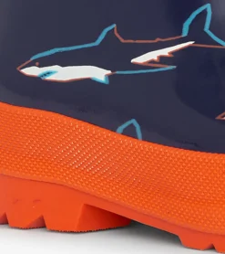 Sale Hatley Boys Shark Shiny Rain Boots