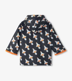 Hatley Boys Space Shuttles Colour Changing Zip-Up Rain Jacket