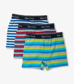 Hatley Boys Stripes 3 Pack Boxer Briefs