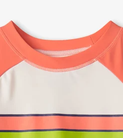 Clearance Hatley Boys Surfer Stripes Short Sleeve Rashguard