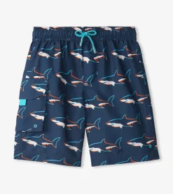 Discount Hatley Boys Swimming Sharks Board Shorts