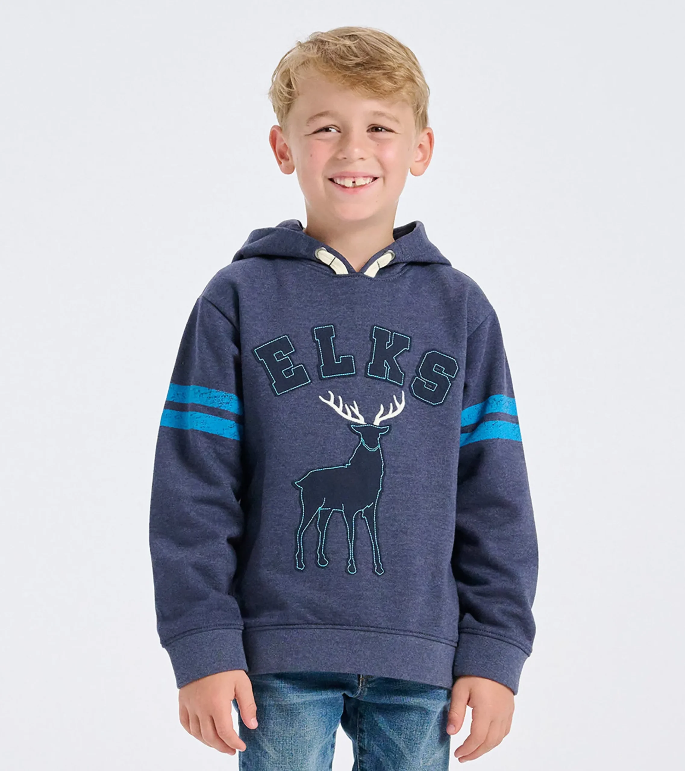Hot Hatley Boys Team Elks Pullover Hoodie