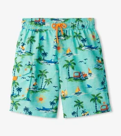 Best Hatley Boys Vintage Holiday Board Shorts