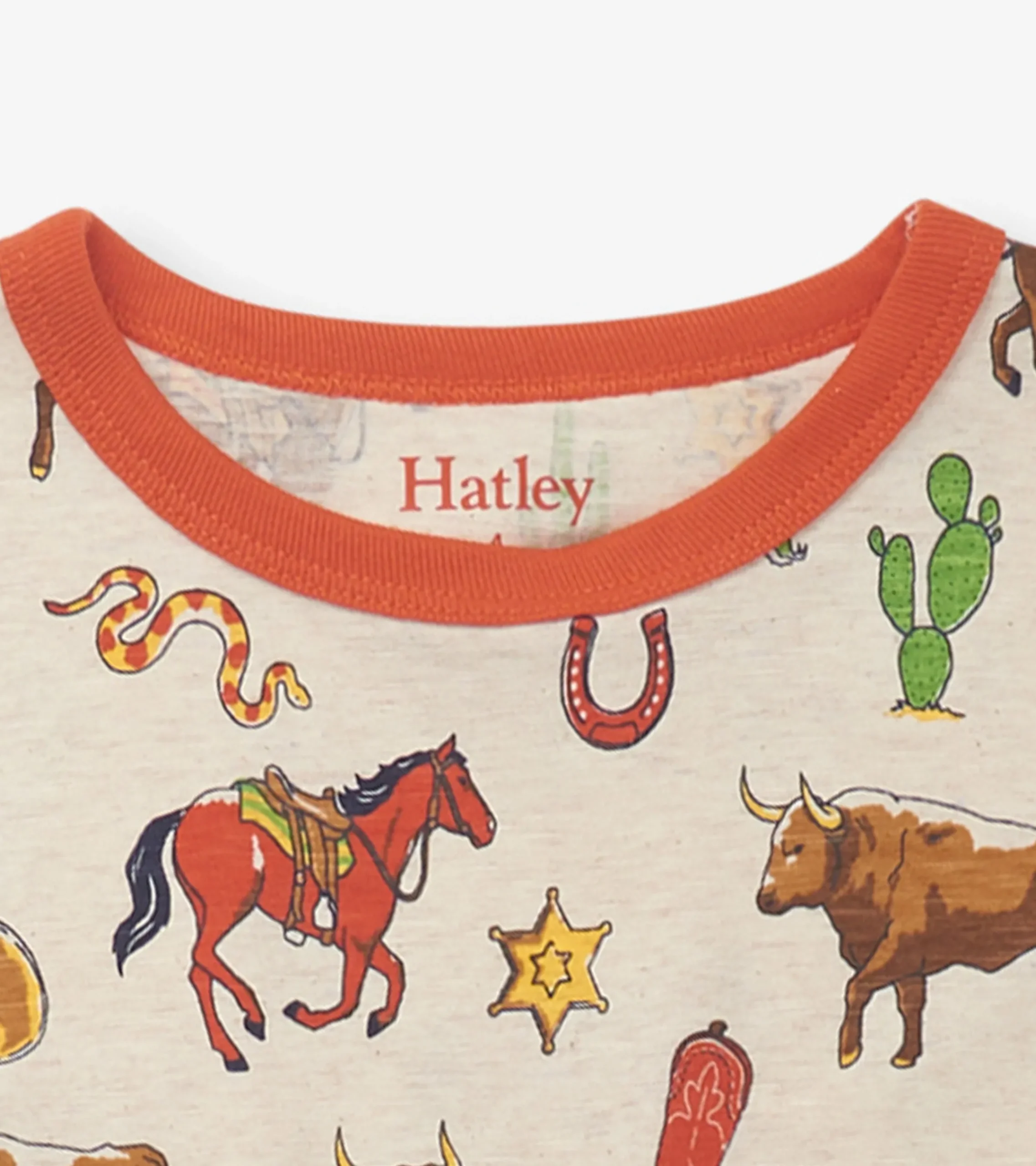 New Hatley Boys Vintage Rodeo Short Pajama Set