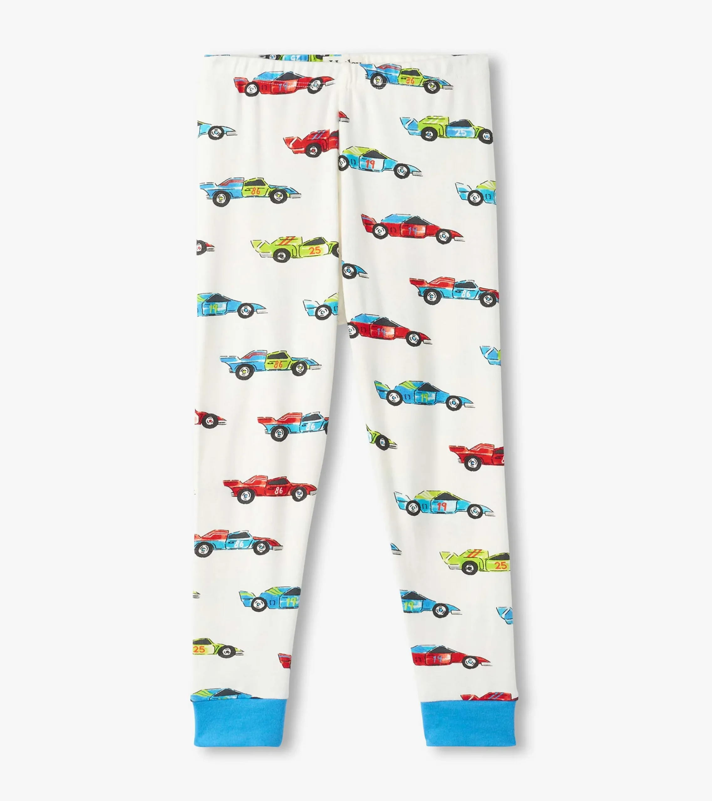 Discount Hatley Boys Water Colour Racecars Organic Cotton Pajama Set