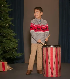 Discount Hatley Boys Winter Elks Mockneck Sweater