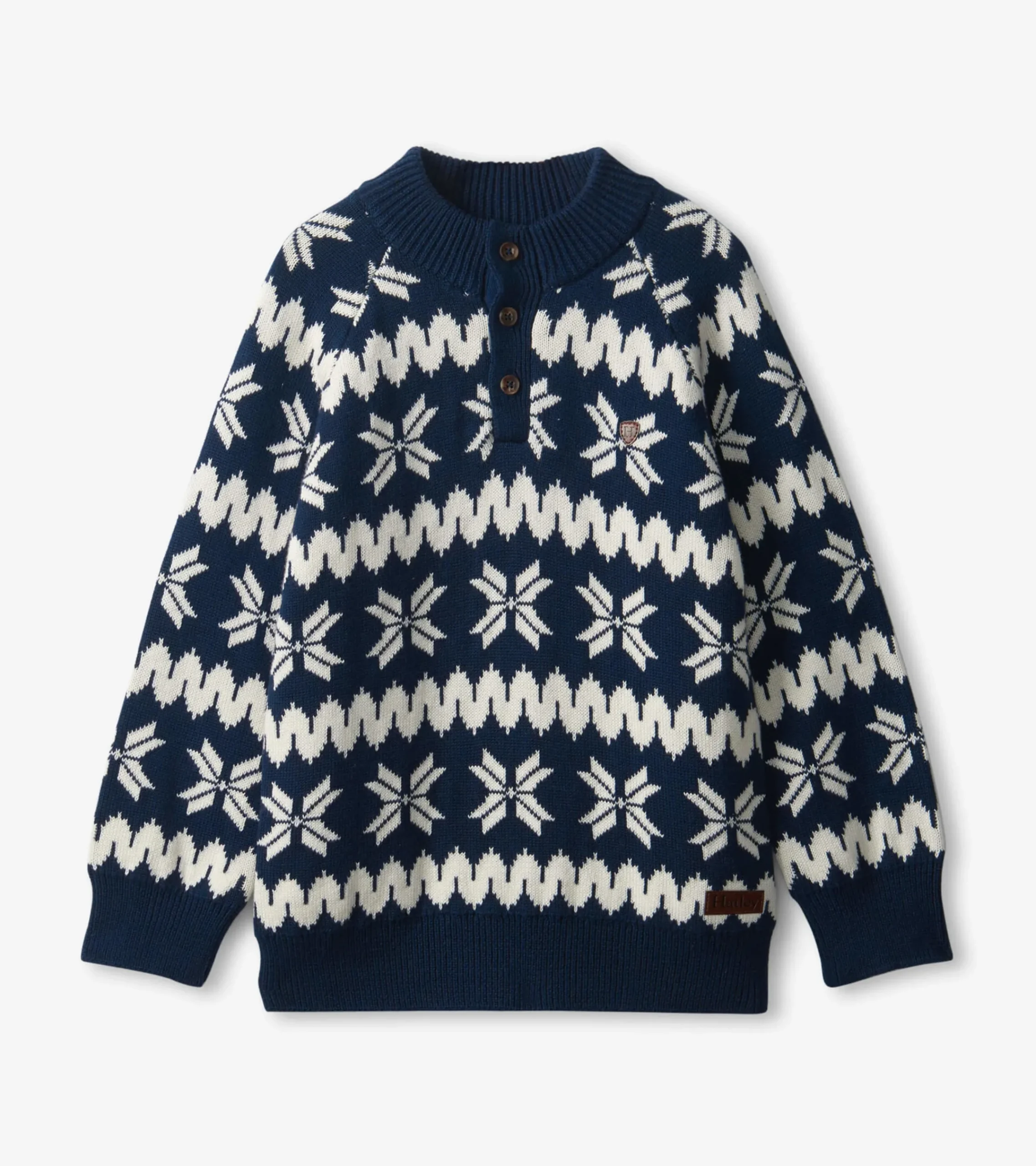 Outlet Hatley Boys Winter Knit Mock Neck Sweater