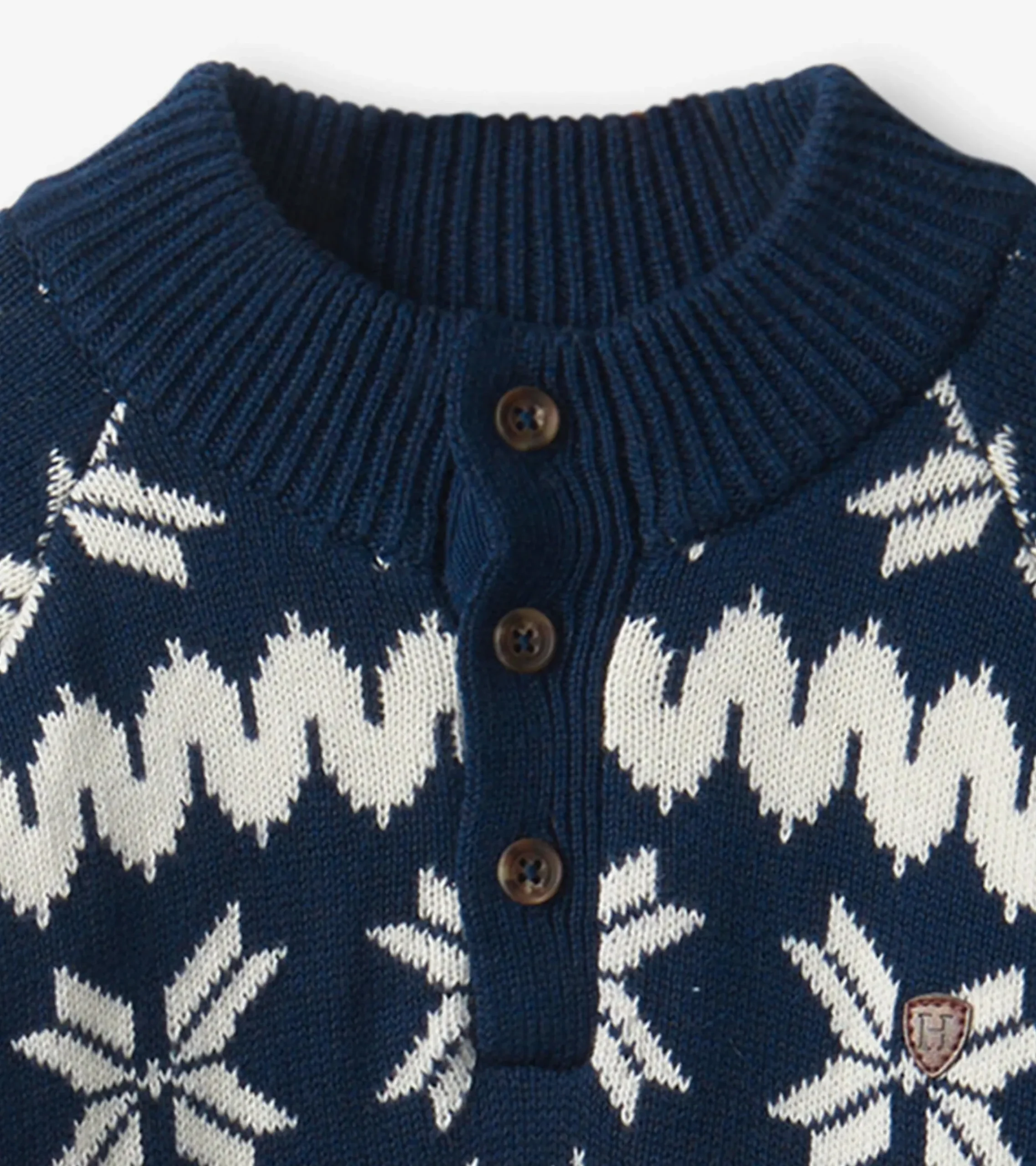 Outlet Hatley Boys Winter Knit Mock Neck Sweater