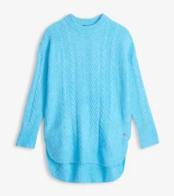 Best Hatley Cable Knit Tunic - Sky Blue
