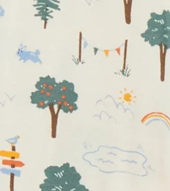 Hot Hatley Camping Animals Newborn Zip-Up Footed Sleeper