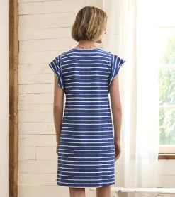 Sale Hatley Carlie Dress - Blue Quartz Stripes