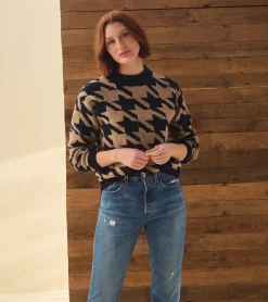 Online Hatley Carmi Pullover - Large Houndstooth