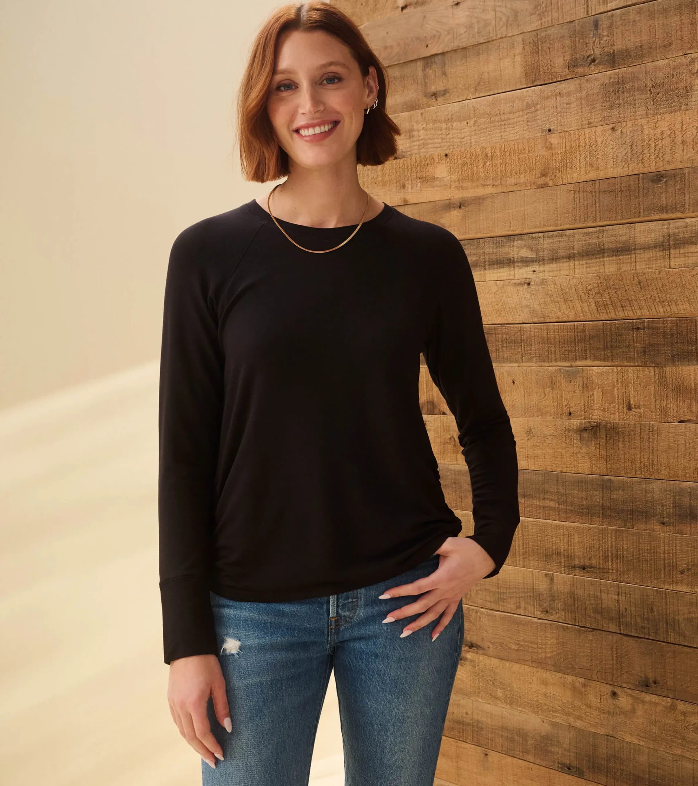 Clearance Hatley Chantel Pullover - Black Caviar