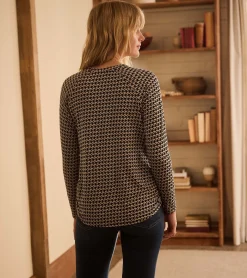 Hot Hatley Chantel Pullover - Houndstooth