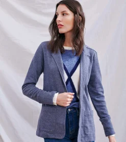New Hatley Chelsea Knit Blazer - Indigo Speckle