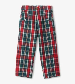 Clearance Hatley Christmas Plaid Straight Leg Pants