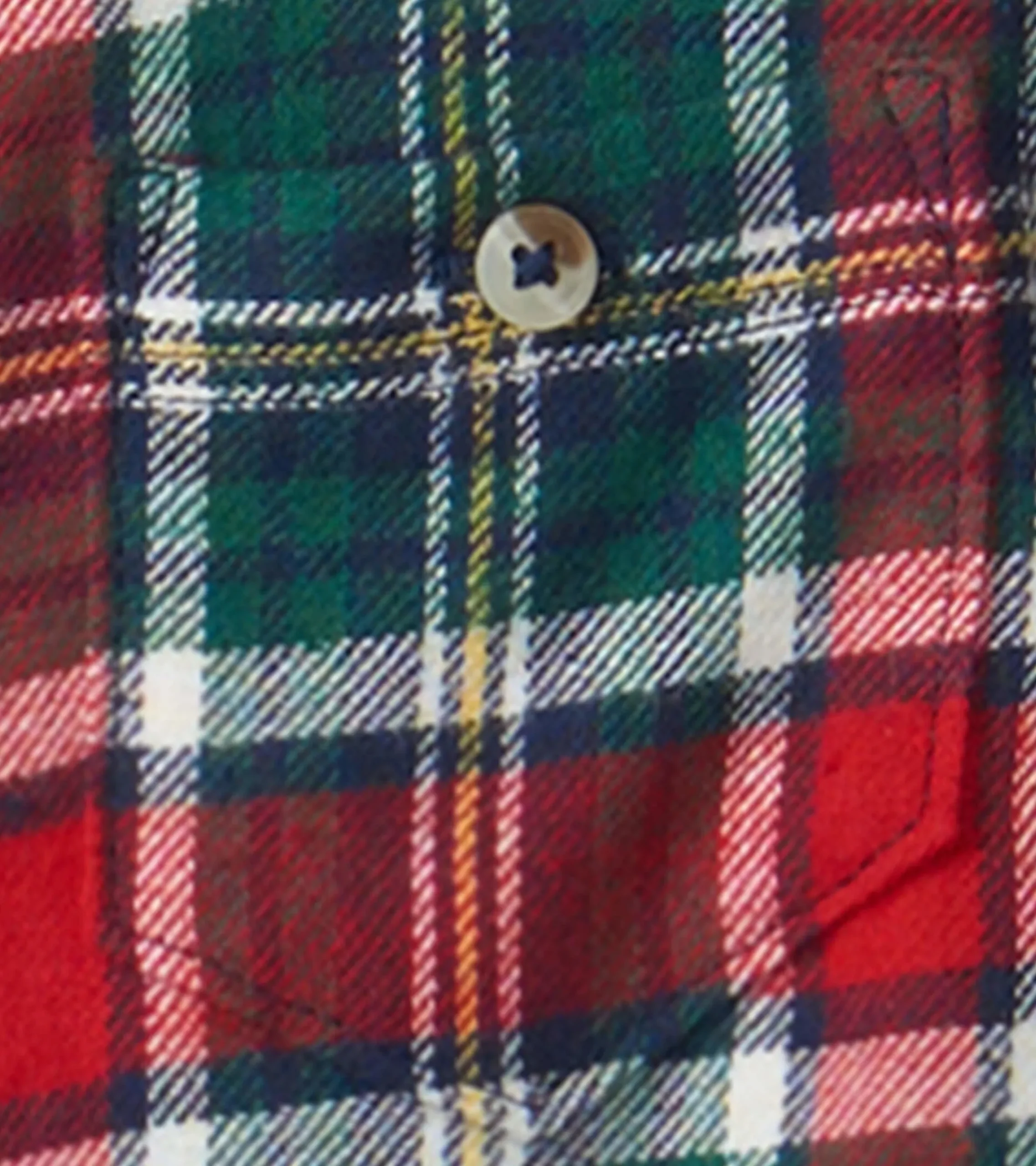 Outlet Hatley Christmas Plaid Toddler Button Down Shirt