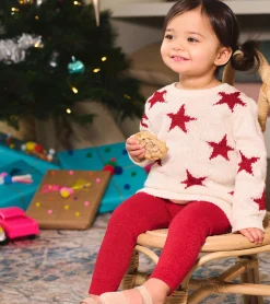 Clearance Hatley Christmas Stars Sweater Dress