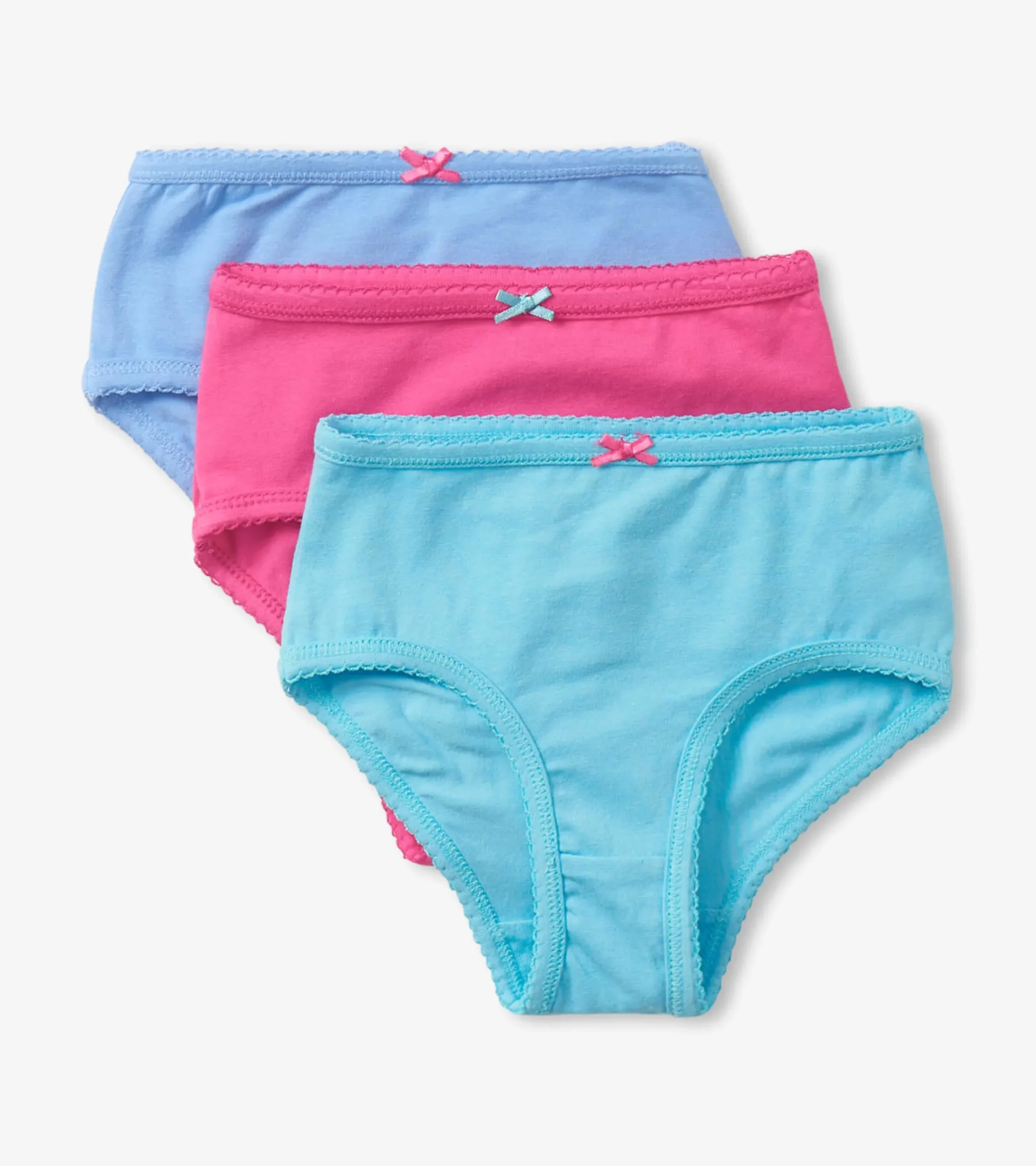 Best Hatley Classic Solids Girls Brief Underwear 3 Pack