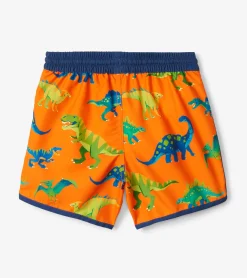 Clearance Hatley Colourblock Dino Swim Shorts