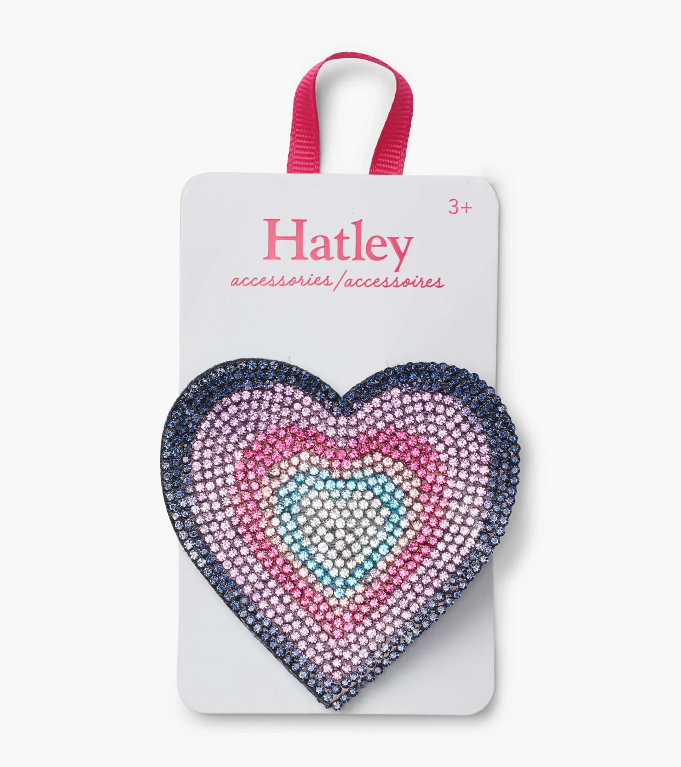 Hot Hatley Colourful Heart Large Hair Clip