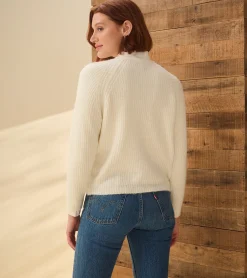 Best Hatley Cross Over Sweater - Winter White