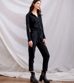 Hot Hatley Dakota Jumpsuit - Caviar