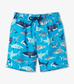 Clearance Hatley Deep Sea Sharks Swim Trunks