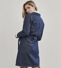 Discount Hatley Denim Shirt Dress - Dark Wash