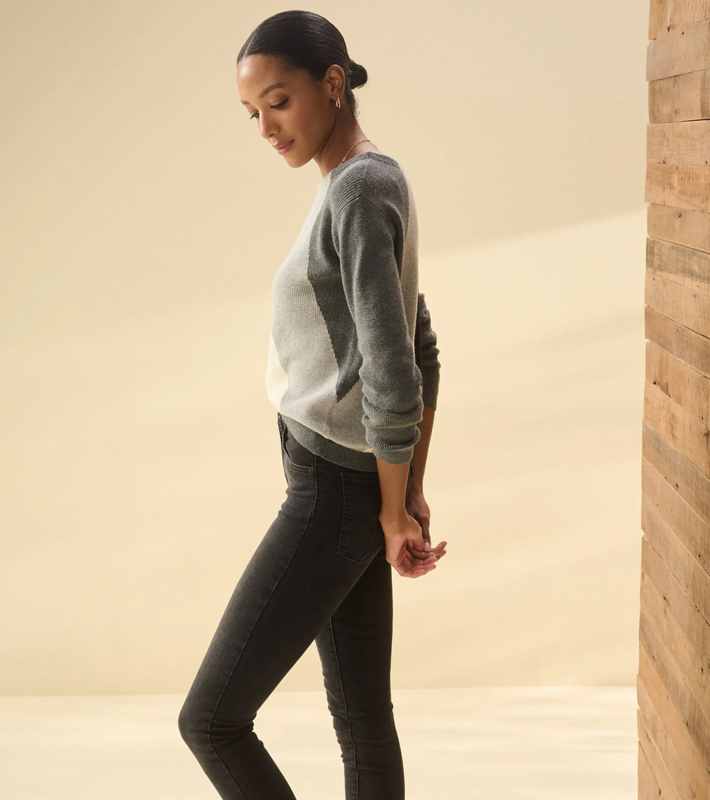 Online Hatley Devon Sweater - Diagonal Stripes