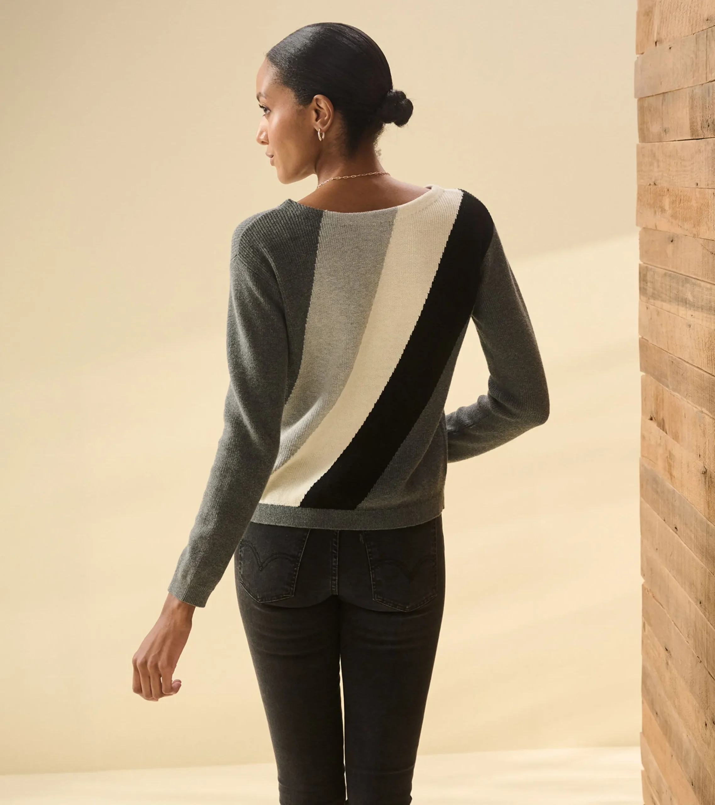 Online Hatley Devon Sweater - Diagonal Stripes