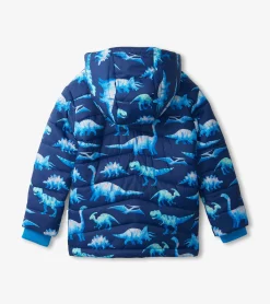 Hot Hatley Dinosaur Kids Puffer Jacket