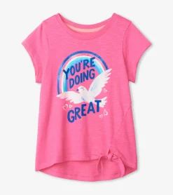Hatley Doing Great Tie Front Tee