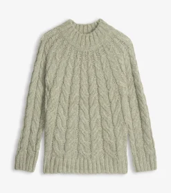 Best Hatley Dylan Cable Knit Sweater - Moss Green