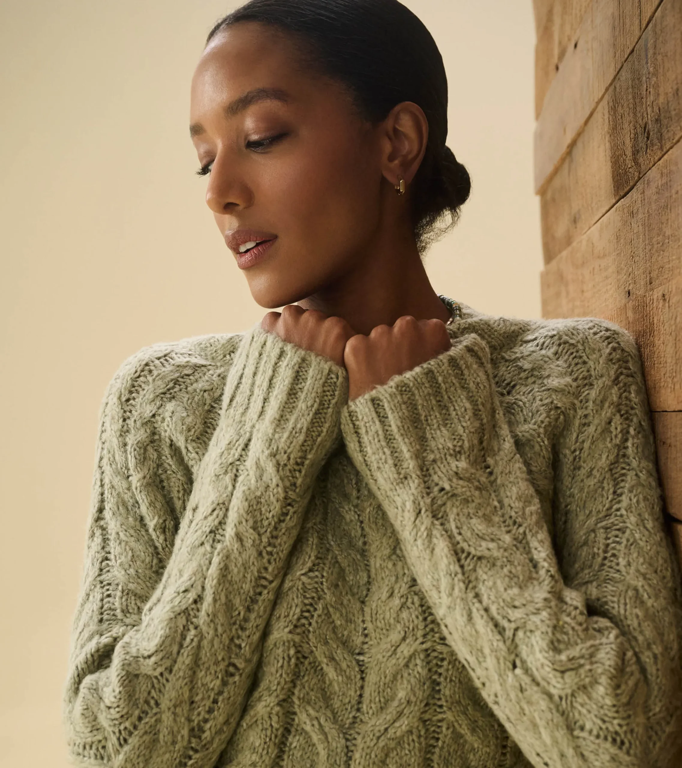 Best Hatley Dylan Cable Knit Sweater - Moss Green