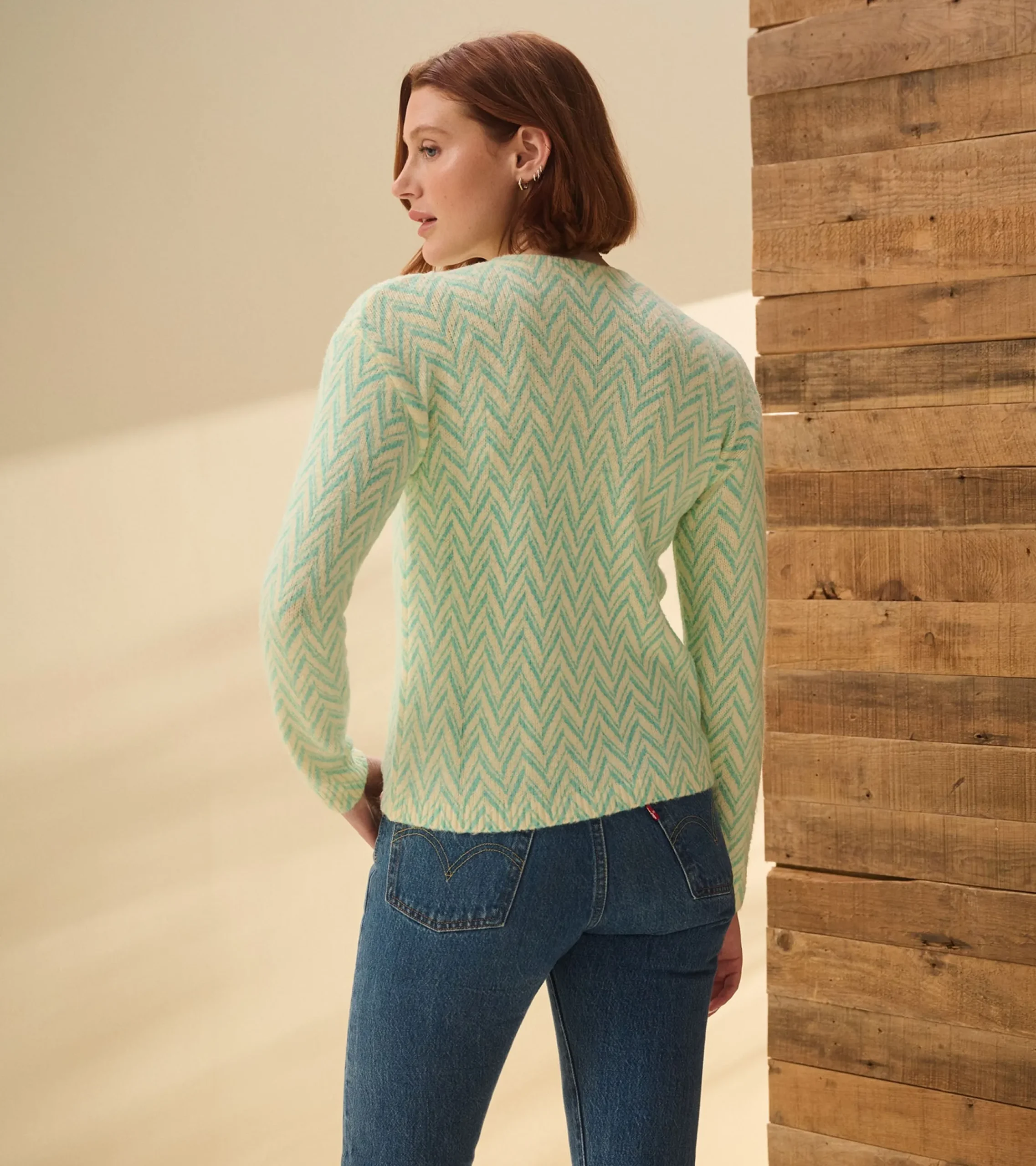 Outlet Hatley Ella Sweater - Chevron Print