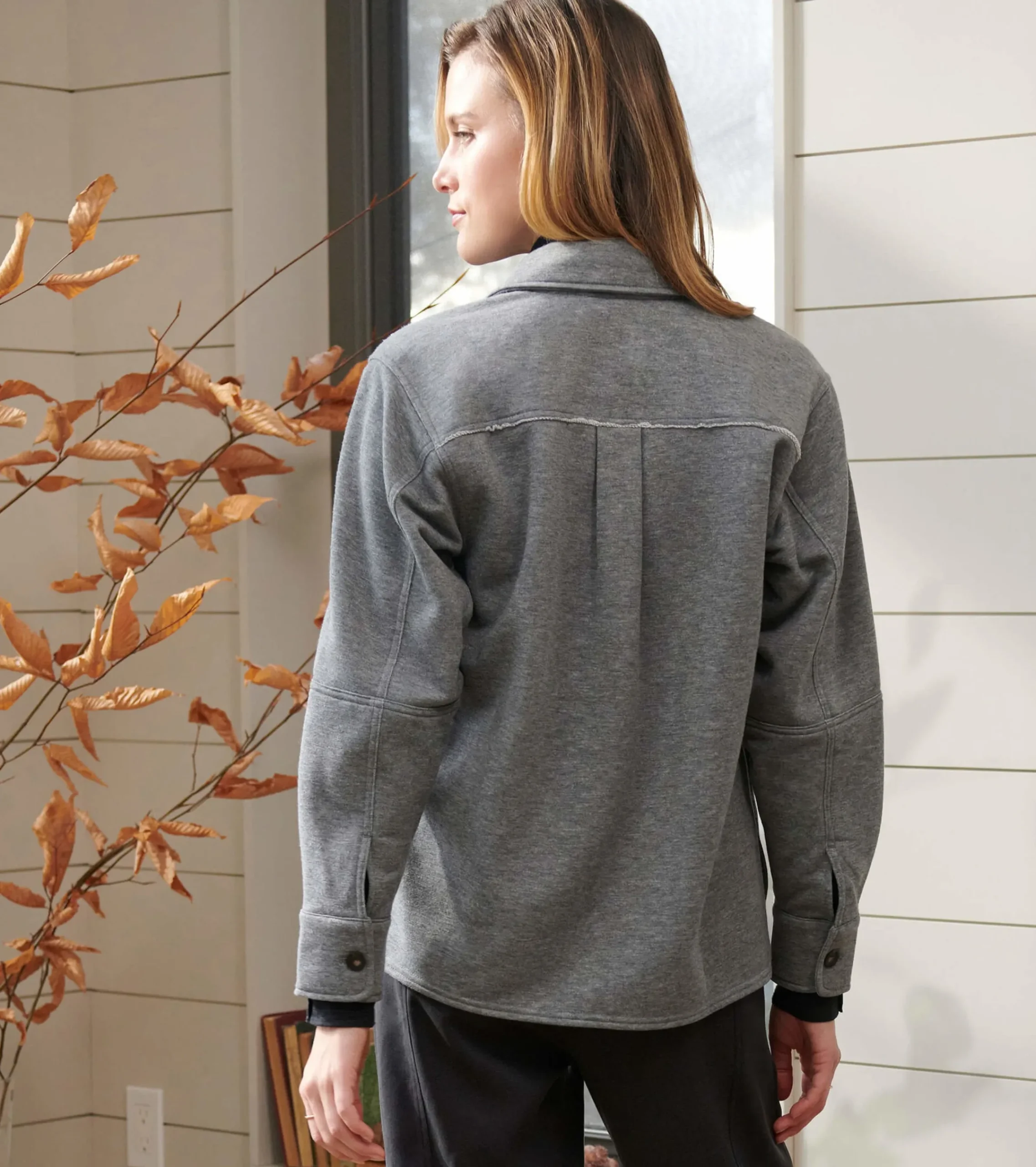 Best Hatley Emily Relaxed Blazer - Charcoal Melange