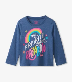 Hatley Favorite Color Is Rainbow Long Sleeve T-Shirt