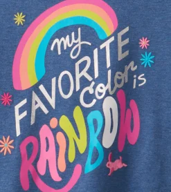 Hatley Favorite Color Is Rainbow Long Sleeve T-Shirt