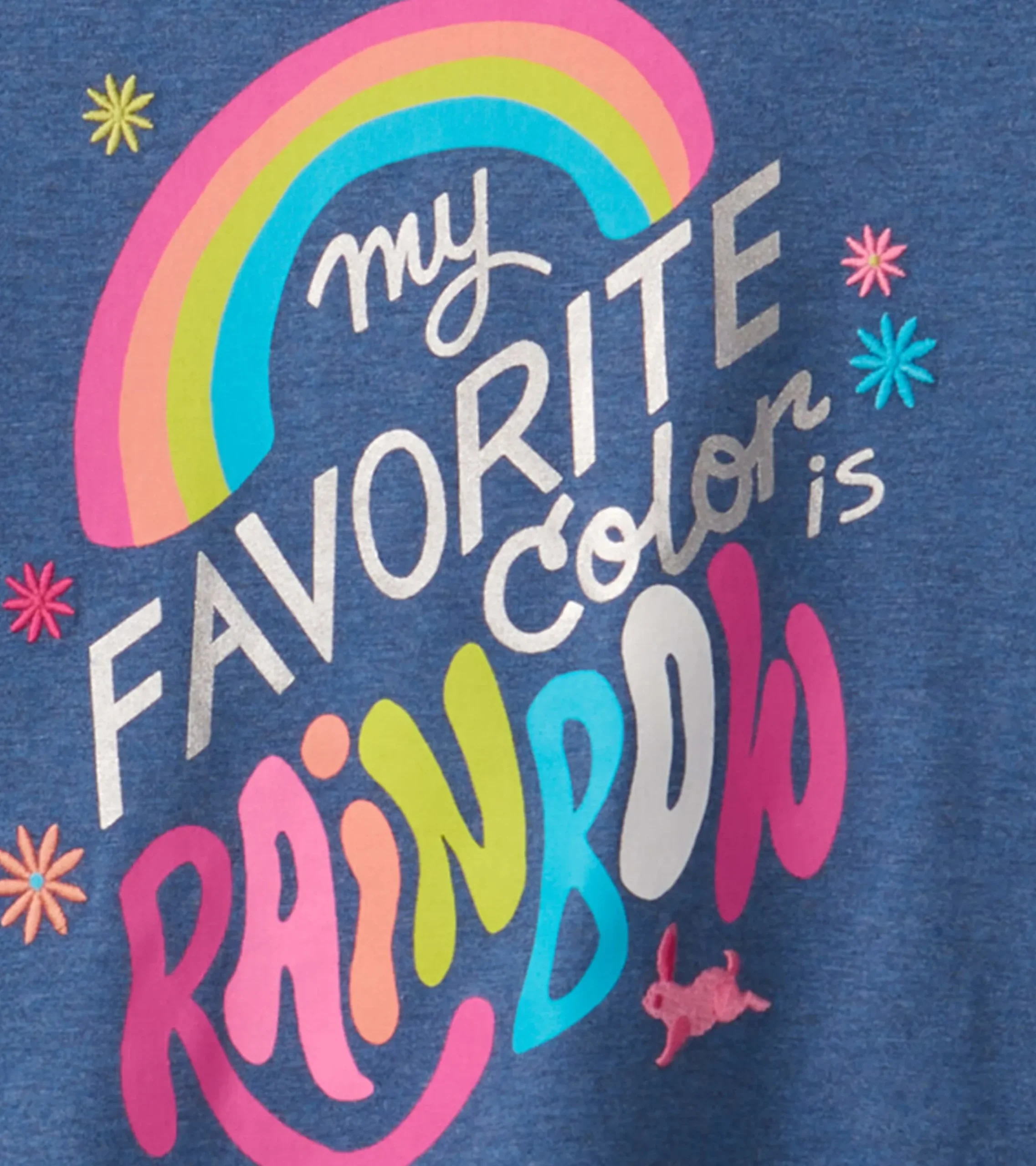 Hatley Favorite Color Is Rainbow Long Sleeve T-Shirt