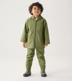 Hot Hatley Forest Green Kids Rain Pants