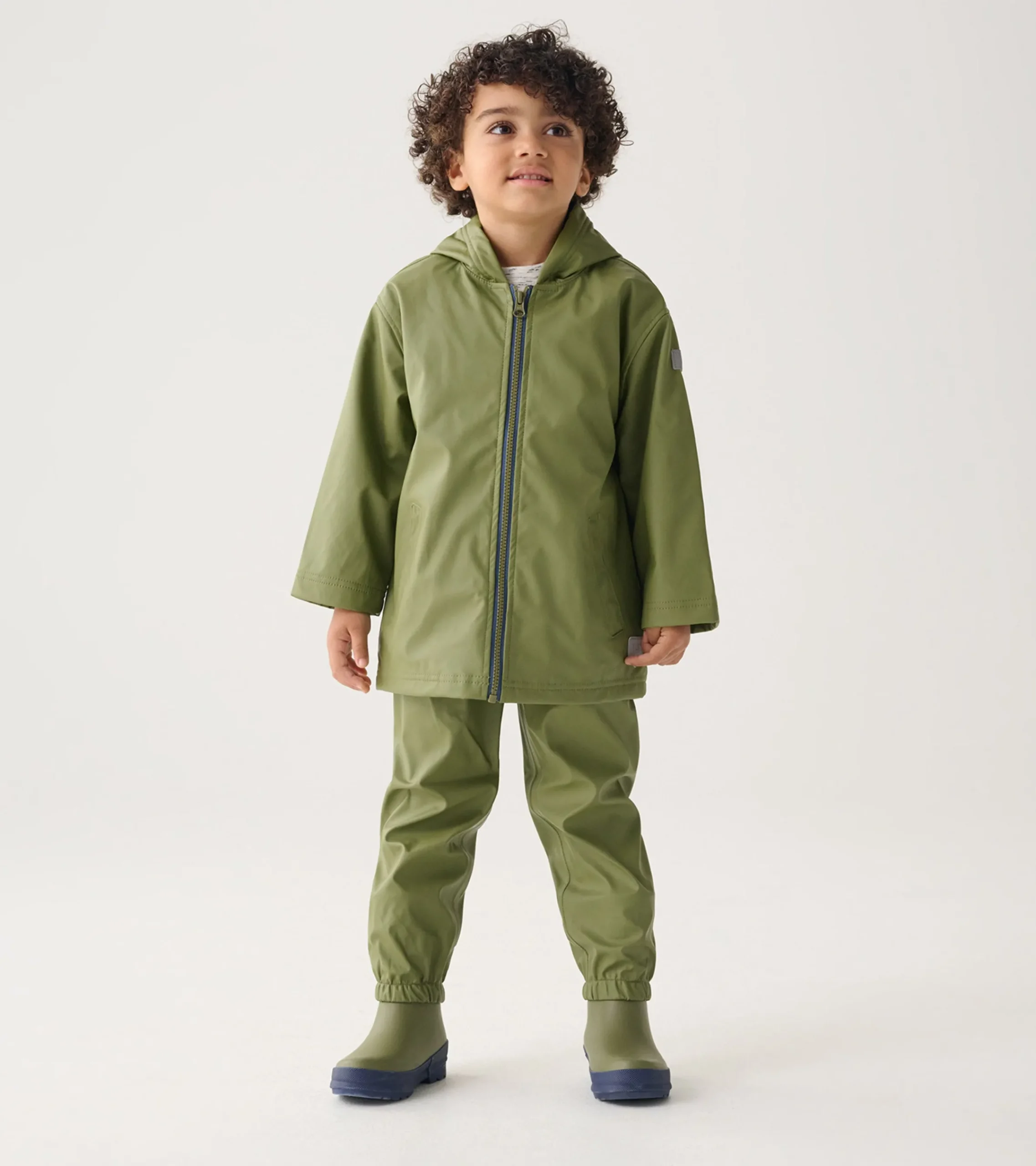Hot Hatley Forest Green Kids Rain Pants