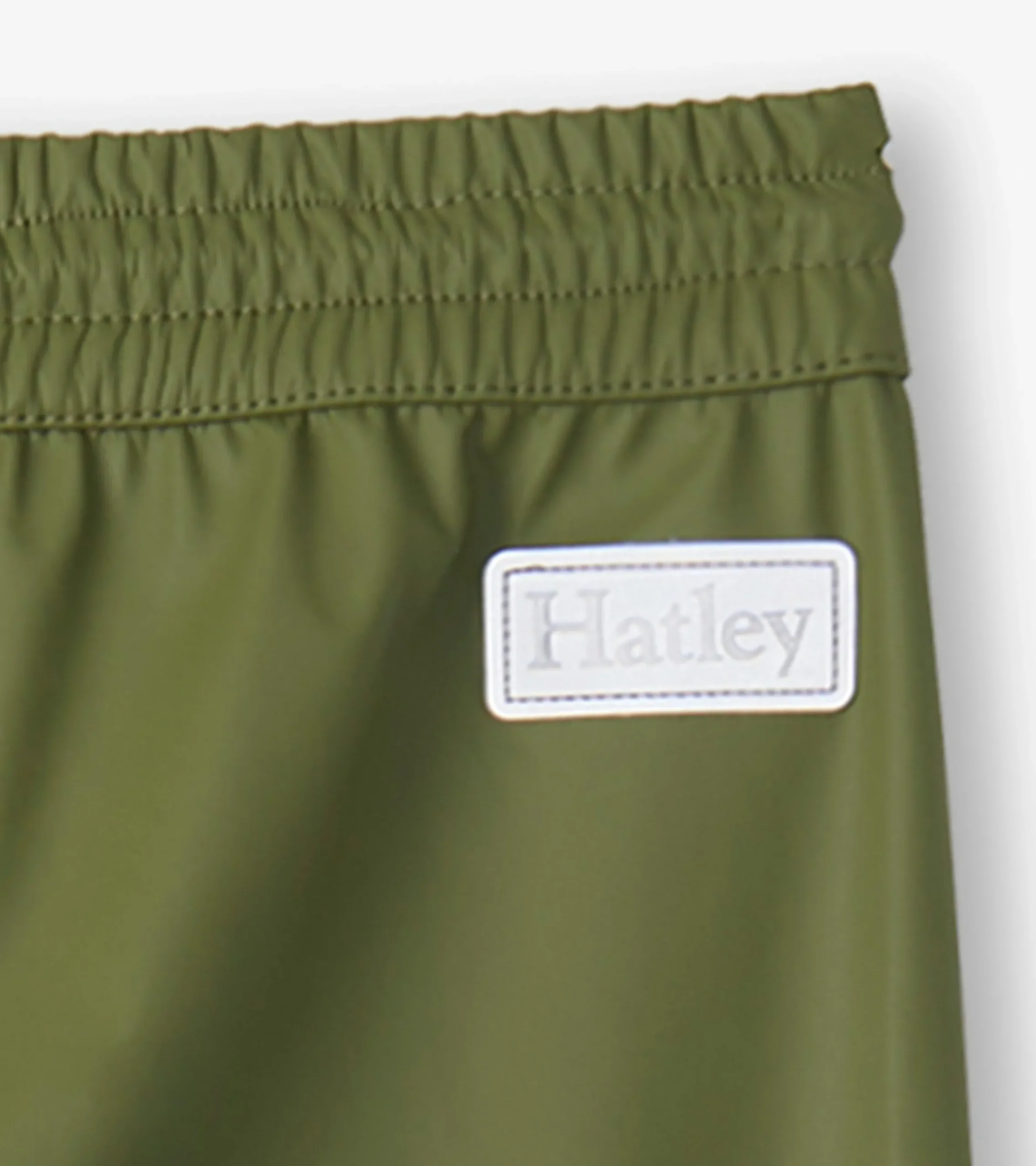 Hot Hatley Forest Green Kids Rain Pants