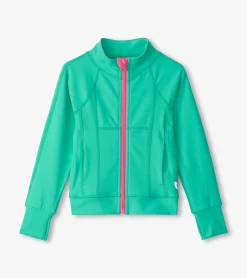 Hatley Girls Aqua Green Active Jacket