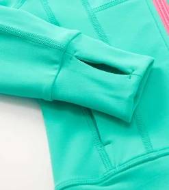 Hatley Girls Aqua Green Active Jacket