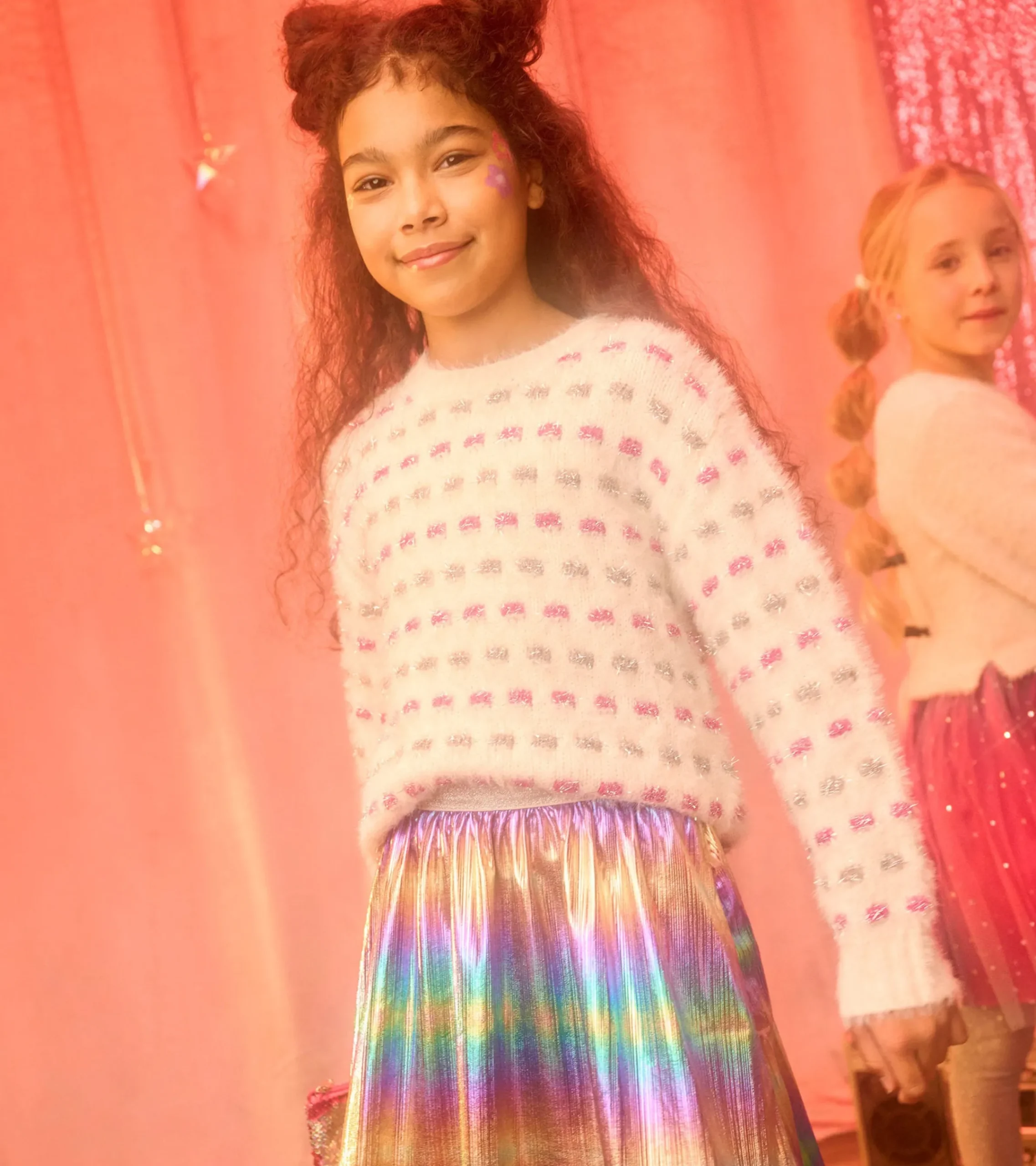 Sale Hatley Girls Basket Weave Sweater Tunic